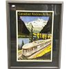 Image 1 : Canadian Rockies by Rail "The Scenic Dome Route Across Canada" Banff Park Train Advertisement