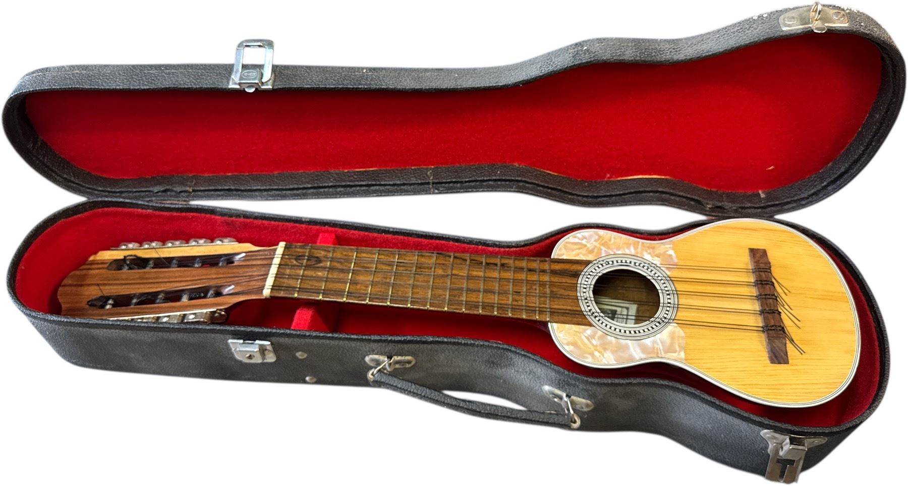 Vintage Inti Charango Ten String w Mother of Pearl Inlay Musical Instrument