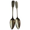 Image 1 : 2 Vintage Spoons Both Marked 13, One Waccher & The Other WW