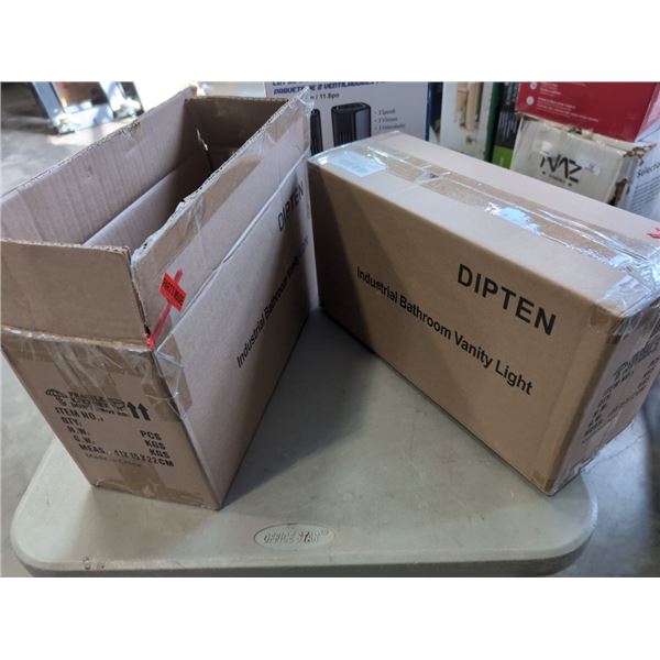 2 BRAND NEW INDUSTRIAL STYLE BATHROOM VANITY LIGHTS