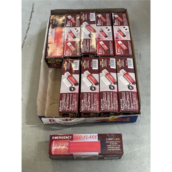 10 NEW LED EMERGENCY FLARES