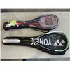 Image 1 : DUNLOP TEMPO SERIES SQUASH RACQUET AND WILSON BADMINTON SET
