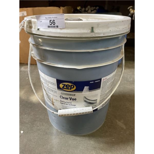 PAIL OF CLEARVU DISHWASHER DETERGENT