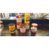 Image 1 : 7 VINTAGE OIL CANS EMPTY