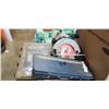 Image 1 : 2 CONTAINERS OF SOCKET AND WRENCHES WITH CIRCULAR SAW