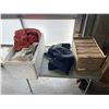 Image 1 : ASSORTED RAIN GEAR AND NEW AMAZON BASICS 36 INCH COVERS