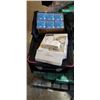 Image 2 : SUITCASE WITH LIGHT BULBS, PUSH UP BARS, DISPOSABLE K CUPS AND MORE