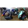 Image 1 : ASSORTED SPORTING HELMETS, CAMPING TENT, FULL FACE HELMET ETC