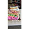 Image 1 : 5 NEW 6 PACKS OF WOOD FIBER ABSORBENT DISH CLOTRHS, ASSORTYED COLOR, 27X30CM