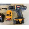 Image 2 : RYOBI 18V DRILL WITH 2 BATTERIES AND CHARGER, WORKING