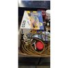 Image 3 : ASSORTED AUTOMOTIVE ITEMS INCLUDING VINTAGE SPOTLIGHT AND EXTENSION CORD