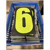Image 3 : BOX OF NEW KEYCHAIN TAPE MEASURES AND COROPLAST SIGN NUMBERS