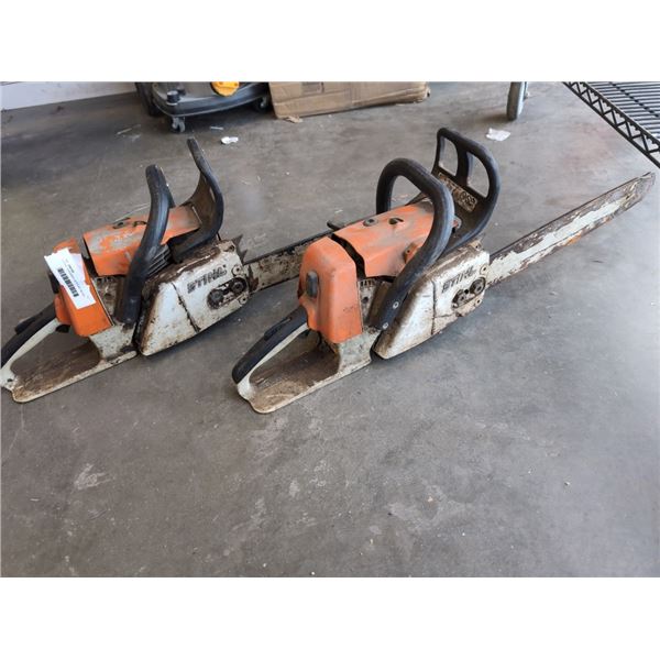2 STIHL CHAINSAWS, AS FOUND, MS 260