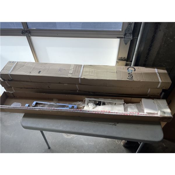 4 NEW FRAMELESS GLASS DOOR HARDWARE KITS