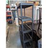 Image 2 : BLACK PLASTIC 6FT STORAGE RACK