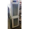 Image 2 : 4 IKEA SEKTION UPPER CABINETS, WITH GLASS DOORS AND GREEN DOORS