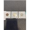 Image 2 : 3 CANADIAN 1936 COINS - 10 CENT .800 SILVER