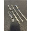 Image 2 : .925 STAMPED CHAIN BRACELETS