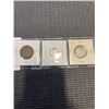Image 2 : 3 CANADIAN 1909 COINS - SILVER 10 CENT (.925)