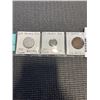 Image 1 : 3 CANADIAN 1912 COINS - 25 CENT .925 SILVER