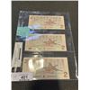 Image 1 : 3 CANADIAN 1986 $2 BILLS IN SEQUENCE 411-413