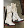 Image 2 : 2 PAIRS OF NEW DESIGNER KNEE BOOTS SIZE 7