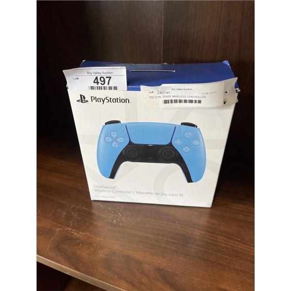 PS5 DUAL SENSE WIRELESS CONTROLLER STARLIGHT BLUE TESTED WORKING