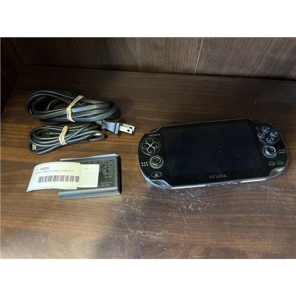 PSVITA CONSOLE AND CHARGER