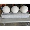 Image 1 : LARGE TRIPLE FOUNTAIN, 37 INCH LONG