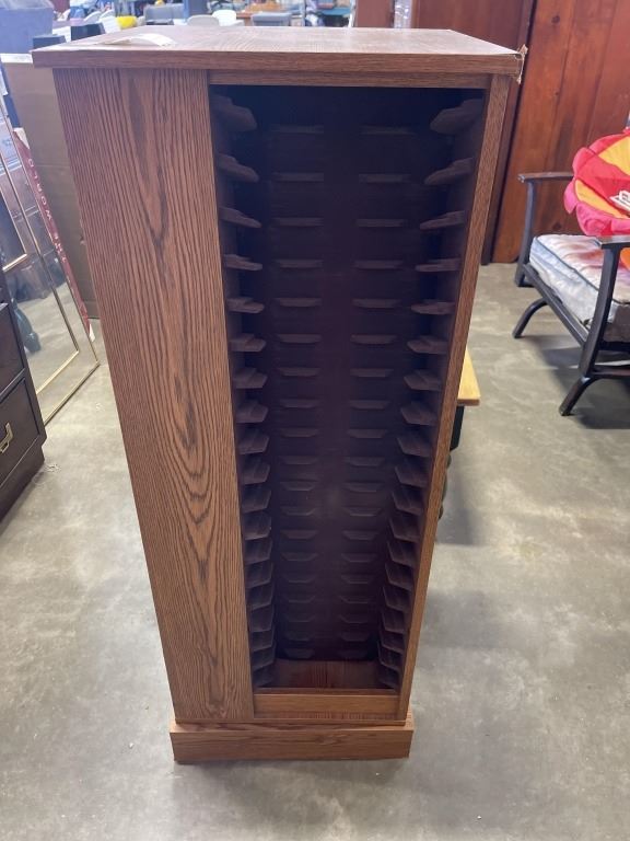 SWIVEL VHS STORAGE RACK