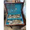 Image 1 : COMMUNITY PLATE CASED CUTLERY SET, SILVER PLATE