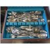 Image 2 : COMMUNITY PLATE CASED CUTLERY SET, SILVER PLATE