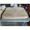 Image 2 : 2FT 3" X 7 FT 10" HALL RUNNER AND STACK OF DOOR MATTS