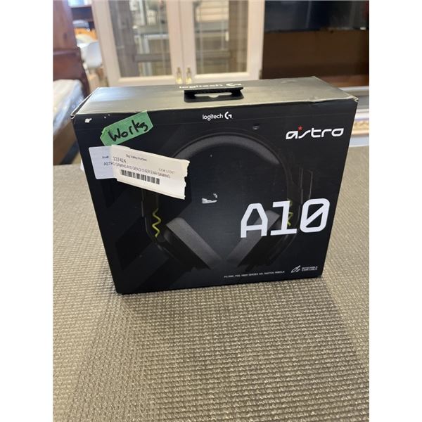 ASTRO GAMING A10 GEN 2 OVER EAR GAMING HEADSET FOR XBOX - TESTED WORKING, RETAIL $79