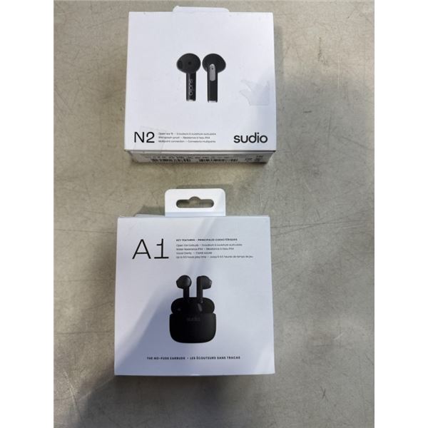 SUDIO A1 AND N2 WIRELESS EARBUDS