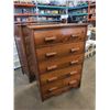 Image 1 : RUSTIC PINE 5 DRAWER HIGHBOY CHEST