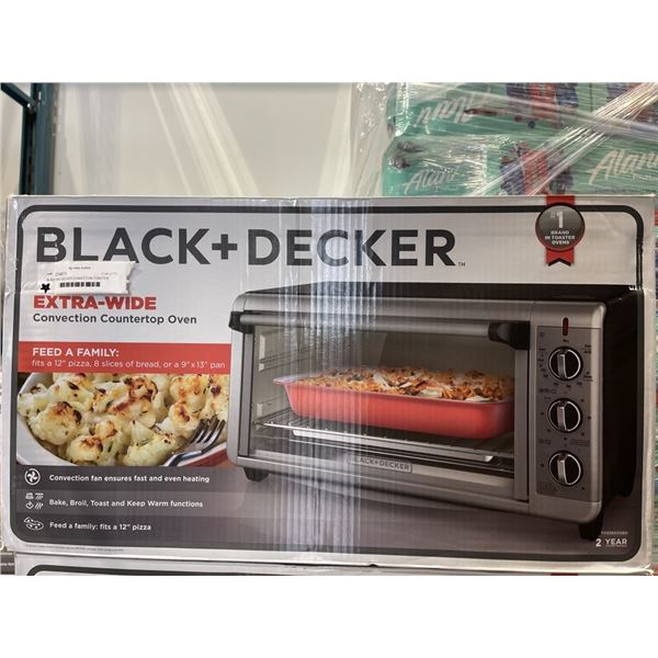 BLACK AND DECKER CONVECTION TOASTER OVEN - TESTED WORKING, RETAIL $149