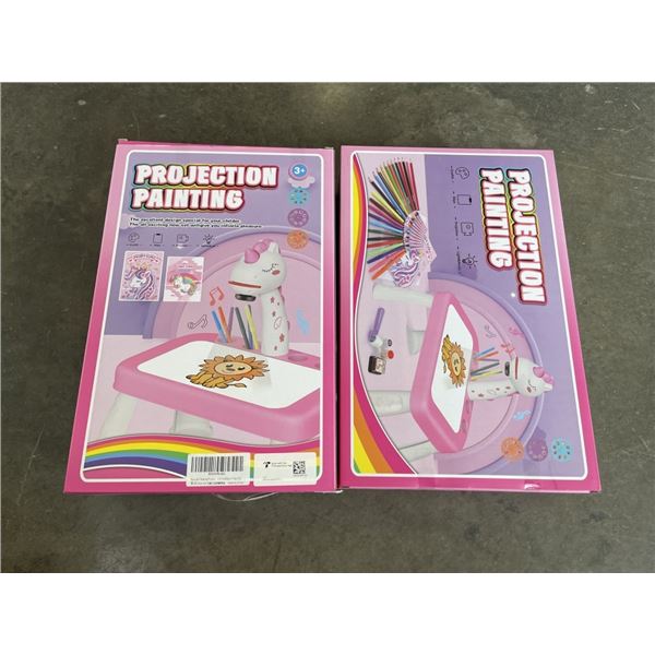 2 NEW KIDS PROJECTION PAINTING SETS