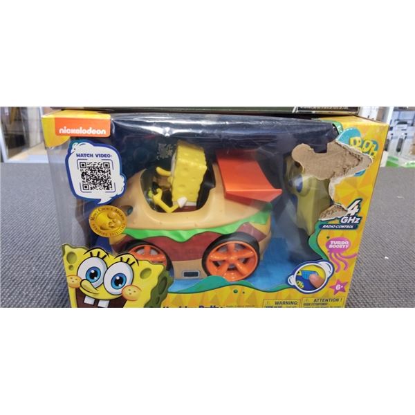 2 RC VEHICLES HALO AND SPONGEBOB STORE RETURN UNSTESTED