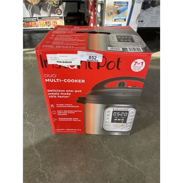 INSTANT POT 6QT 7 IN 1 DUO MULTI-COOKER TESTED AND WORKING - RETAIL $159