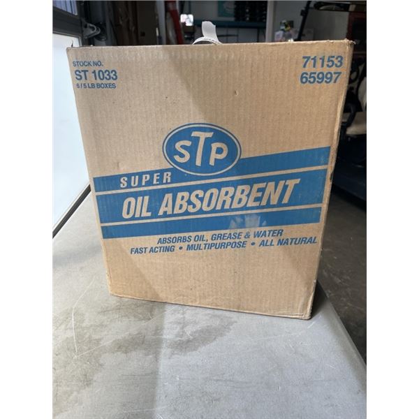 CASE OF NEW OIL ABSORBANT