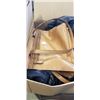 Image 2 : ASSORTED PURSES AND BAGS, LEATHER DUFFEL, AND WOOD CUTTING BOARD