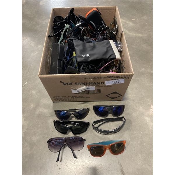 BOX OF ASSORTED LOST PROPERTY SUNGLSSES