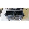 Image 2 : NINJA 8QT 6IN1 DUALZONE AIR FRYER - TESTED WORKING, RETAIL $189