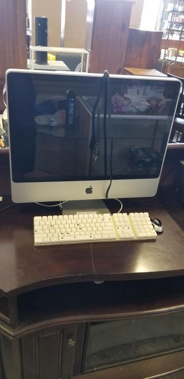 2009 Computer MAC DESKTOP COMPUTER 24 INCH, EARLY 2009, RESET AND READY TO USE WITH ...