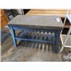 Image 1 : MODERN GREY PADDED BENCH