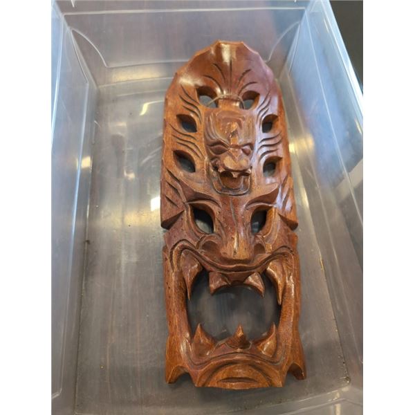 WOOD CARVED MASK