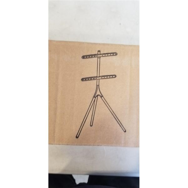 VIVO BLACK EASEL STUDIO TV STAND