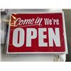 Image 2 : LOT OF NEW OPEN SIGNS, PULL SIGNS, 2 DEFIANT DOOR HANDLES AND DEAD BOLT