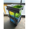 Image 3 : MARINA BARON 4 BIN UNDER CABINET SLIDE OUT SYSTEM WITH 4 16 LITRE BINS